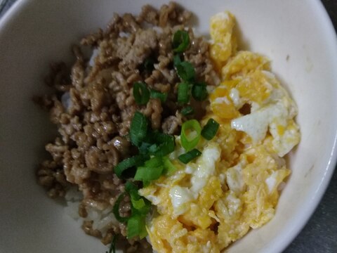 速攻！節約！三色丼